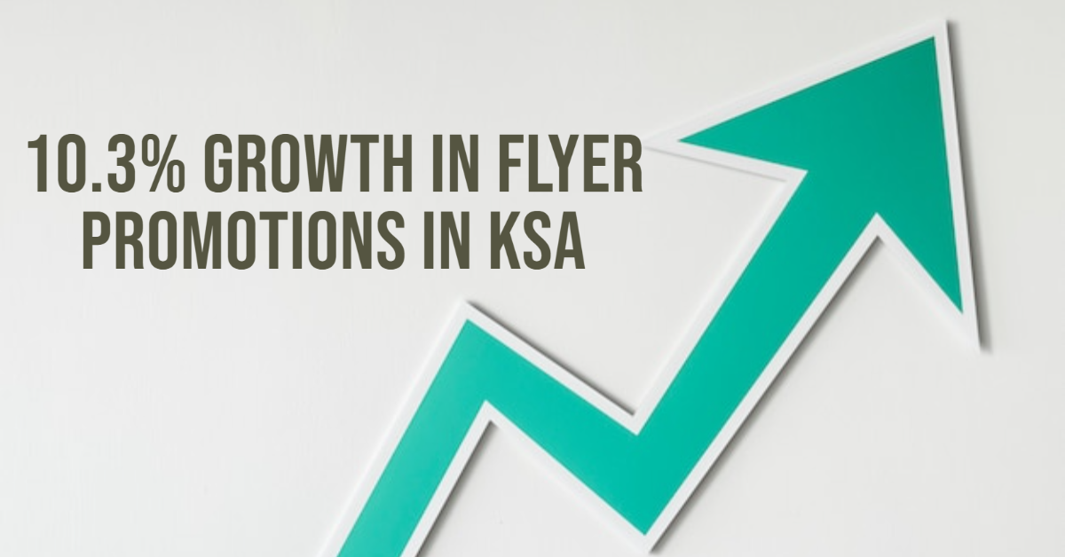 10.3% growth in Flyer Promotions